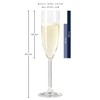 Leonardo Champagne Glasses with Engraving of Name & Date in