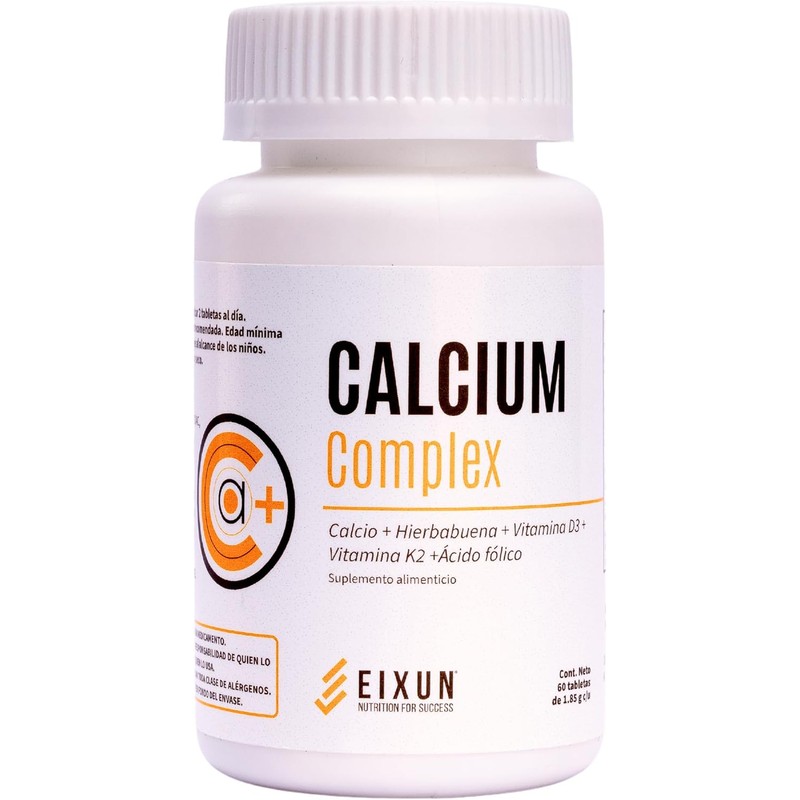 Calcium Complex Base de Calcio, Hierbabuena, Vitamina D3, K2 y
