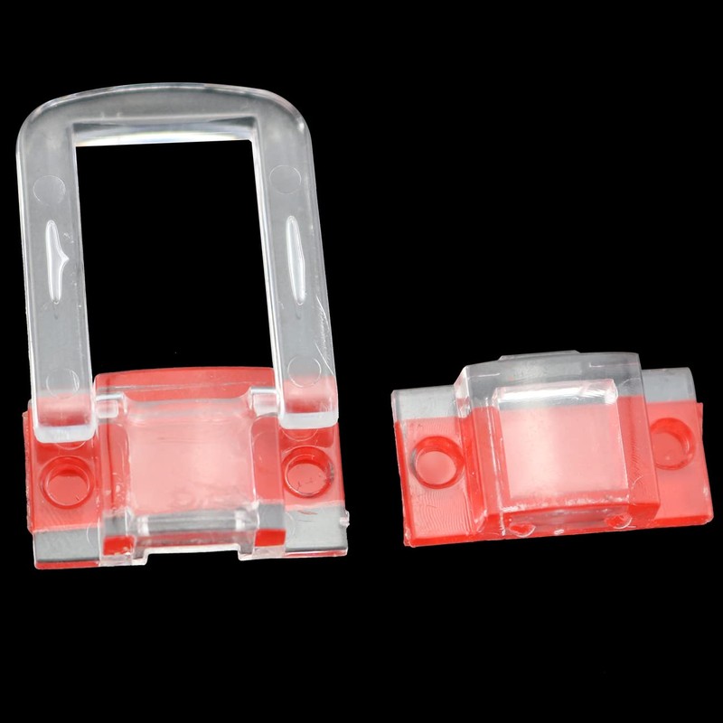 Mini Hinge Hasp FMHXG 4PCS Clear Acrylic Lock Hasp Buckles