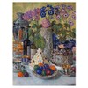 Tile Mural Easter Table by Nikolai Bogdanov-Belsky Eggs Flowers Bottle