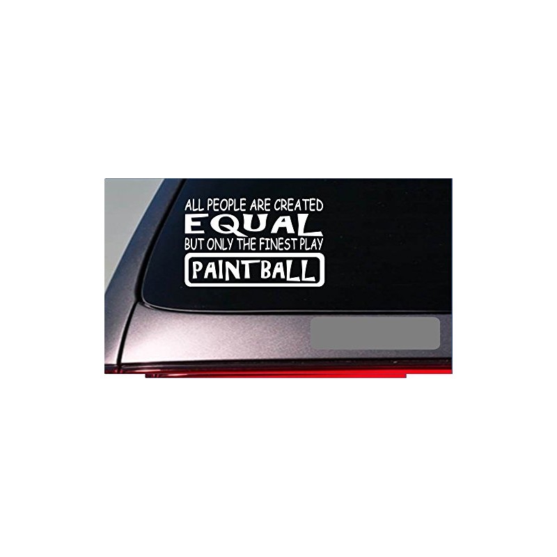 EZ-STIK Paintball Equal StickerG701 8" Vinyl Paintball Automatic Trigger mask