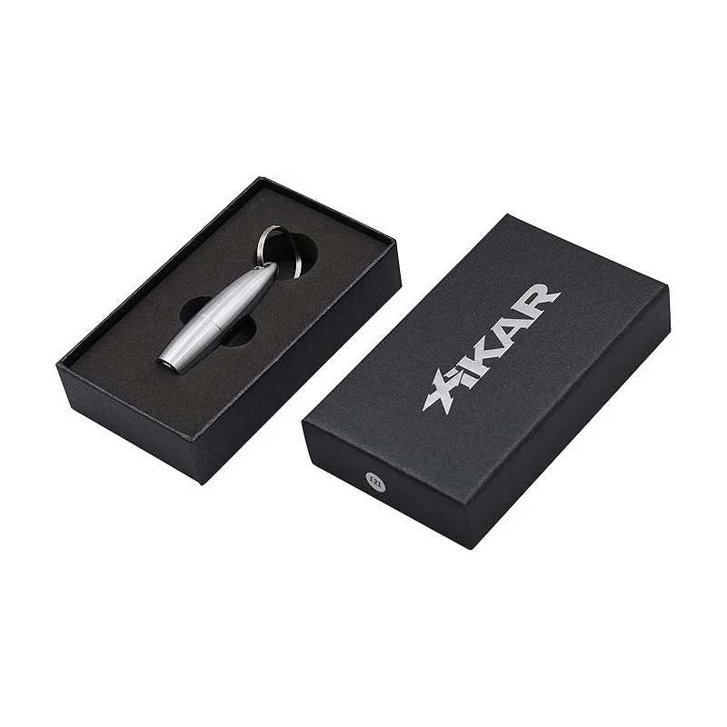 Xikar Pull Out Punch, Razor Sharp 9mm Cigar Punch, Silver