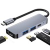 4 in 1 Type C Hub Multifunctional USB Dock HDMI