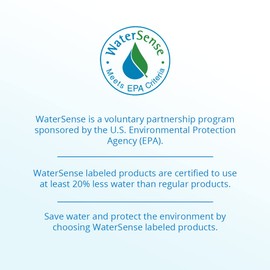 Aquasana Filtered Shower Head - WaterSense Certified w/ Handheld Wand - Reduces Over 90% of Chlorine from Hard Water - Carbon & KDF Filtration Media - Soften Skin & Hair - AQ-4105-E, White