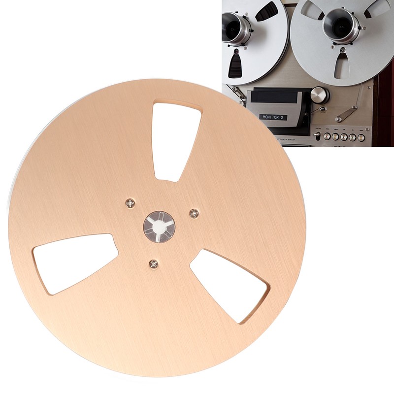 1/4 7 Inch Empty Tape Reel Aluminum Alloy 3 Hole
