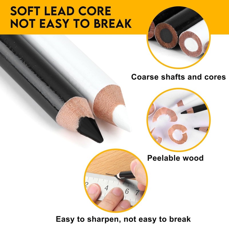 Lotbun 8 Pieces Tailor's Chalk Pen, Fabric Marker Pen, for