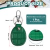 PATIKIL Leather Key Fob, Genuine Leather Keys Cover RFID Key