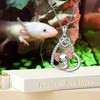 ROMANTICWORK Axolotl Necklace for Women 925 Sterling Silver Cute Axolotl