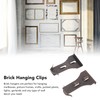 Clips for Brick, 8Pcs Sturdy Steel Material Brick Hook Clips