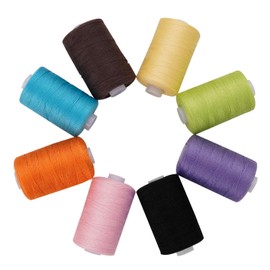 Windman #20 Sewing Thread for Heavy Weight 300m Spool x 12 Colors Sewing Thread #20 Jeans Stitching Thread for Canvas, Denim, Yarn Set