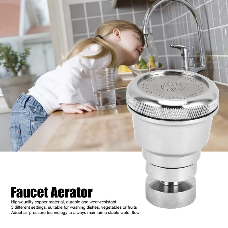 Kitchen Faucet Aerator Bubbler Copper High Pressure Faucet Sprayer Head