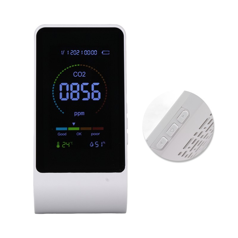 CO2 Monitor Carbon Dioxide Detect Indoor Air Quality Monitor Temperature