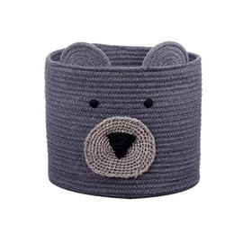 Coiled Rope Storage Bin Large Bear - Cloud Island