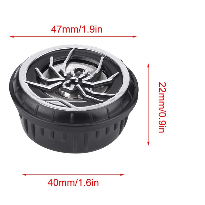 CYSFETENA Car Tweeter, Stainless Steel 150W 12V DC 2Pcs Auto
