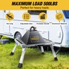 Nilight RV Step Stool Aluminum Folding Platform Steps 19x14.5 RV