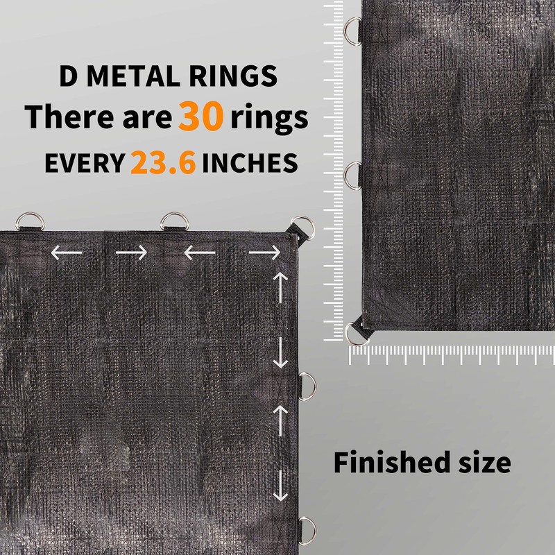 TARPAL Tarp 10x20 Feet Heavy Duty Tarps 14mil D-Ring Waterproof