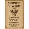 Three Dubs Ranch Three Dubs Ranch Cursed Cowboy: Handmade All-Natural,
