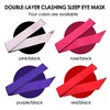 FRESHME 2 Pack Satin Sleep Mask Soft Adjustable Lightweight Silk