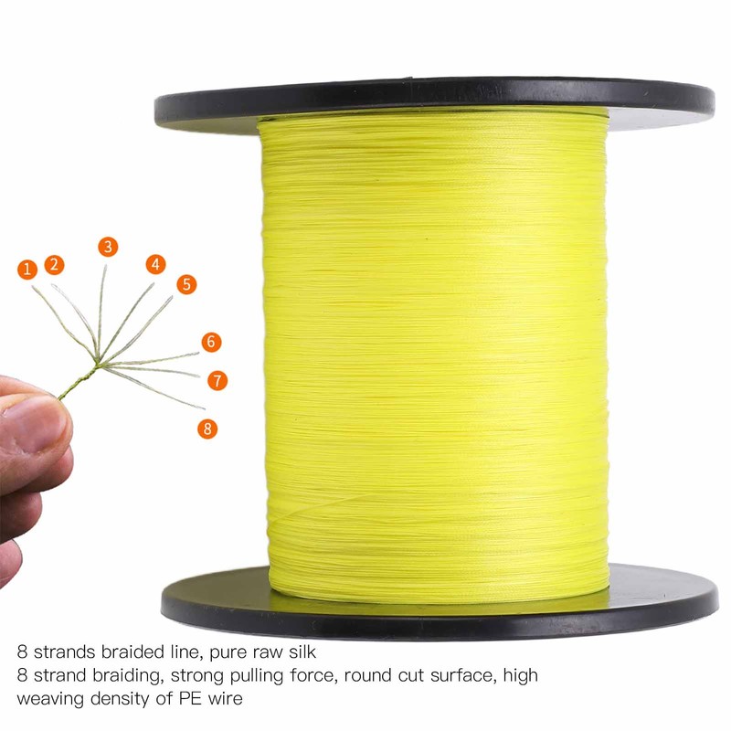 Braided Fishing Line 8 Strands 500m Ultra Strong PE Fishing