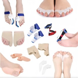 Kit De Correctores De Juanete Y Protectores 11 Pzas Blanco