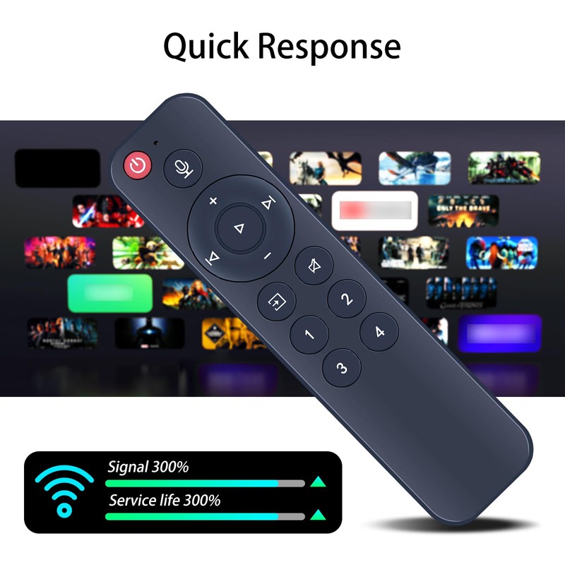 ZWP Replacement Voice Remote Control Compatible for WiiM Music Streamers
