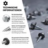 TWISTEC Thin Sheet Metal Screws 6.0 x 25 mm Pack
