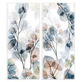 Stupell Industries Elegant Abstract Botanical Plant Leaves Pattern Collage,Design by Albert Koetsier