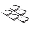 5 Pcs Solar Eclipse Glasses Safe Shades for Direct Sun