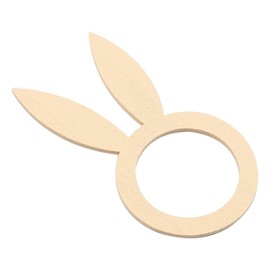 Tiardey 30 Pcs Easter Napkin Rings, Easter Bunny Napkin Holder, for Easter Breakfast Lunch Dinner Party Banquet DIY Crafts Easter Decoration Accessories