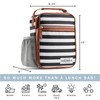 Fit & Fresh Foundry, Thayer Insulated Lunch Bag with 2