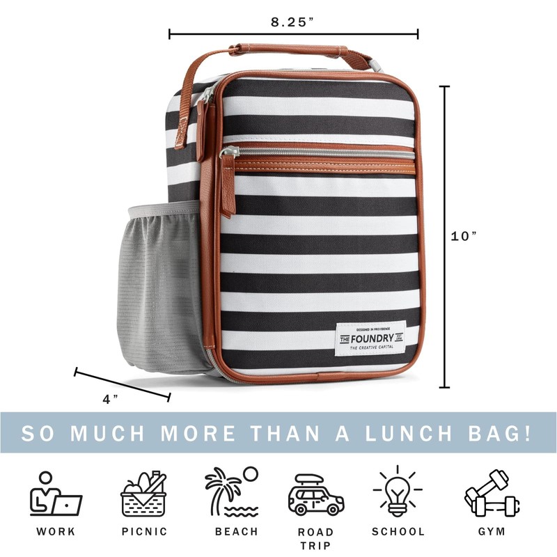 Fit & Fresh Foundry, Thayer Insulated Lunch Bag with 2