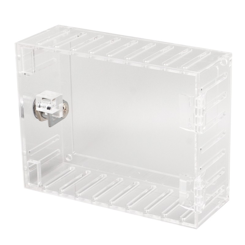 Thermostat Lock Box Transparent Acrylic Universal Clear Cover with 2