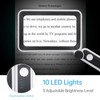 Handheld Magnifier 4X Magnifying Glass for Reading Full Book Page