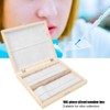 100 Pcs Professional Prepared Wooden Microscope Storage Box for Kids
