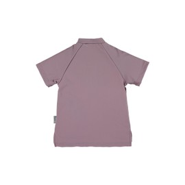 Sterntaler Short-sleeved swimming shirt, swimming shirt made of swimwear fabric, UV shirt for girls with UV protection 50+ and zip, rash guard baby and children for bathing fun, pale purple, 86, Mauve