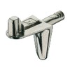 12 Pack of 3mm Nickel Book Case Shelf Pin Support