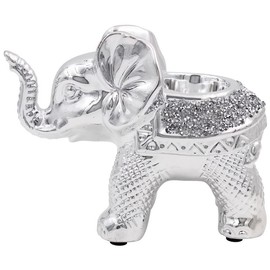 lesser and pavey LP48709 Elephant Tea Light Holder | For Adults | Silver Accessory