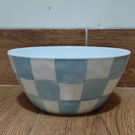 ZAINCA Melamine Cereal Bowl, Salad Bowls Soup Bowls, Shatter Resistant, 6 inch, set of 6 Blue