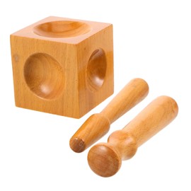 Angoily 1 Set Wooden Dapping Block Tool for Jewelry Making Multi Functional DIY Accessory with Punch Tools for Efficient Shaping and Crafting for Beginners and Experts