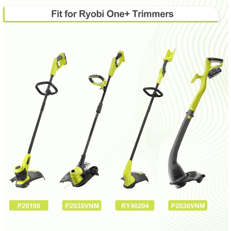 For RYOBI 6Pack For Ryobi Twisted Trimmer Line Spool For