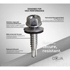 Doja Industrial Self-Tapping Screws 5.5 x 50 + Drill Socket