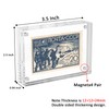 Hongtuocb 2.5x3.5 inch Acrylic Picture Frame 2 Pack, Clear Freestanding
