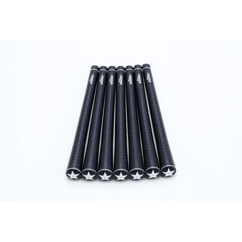 elitegrips Y360SH Golf Grips, Set of 7, Berlina Black with