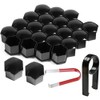 Gebildet 22Pieces Wheel Nut Cap 21mm, Wheel Bolt Nut Caps