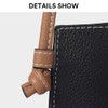 LEOLEO Shoulder Bag, Genuine Leather, Adjustable Length, Smartphone Pouch, Women's,