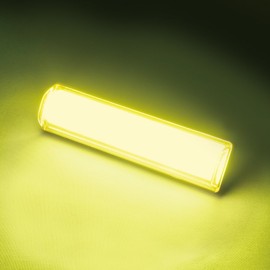 Tsuchiya Yac CE-425 Car Accessories for 12/24 V Vehicles, LED Flashing Car High Light, Yellow