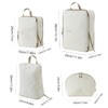 8 Piece Garment Bag, Beige