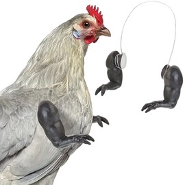 CATOR Strong Combat Chicken Arms - schelmisches Hühnerarmspielzeug - Lustiges Geschenk mit Lachen - Schwarz