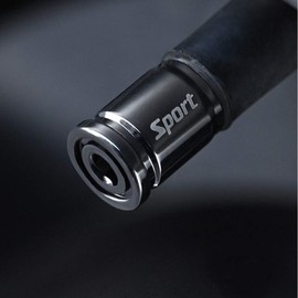 Dsycar - Juego tapones de válvula de neumático de bloqueo, con sello de goma, de aluminio, antirrobo para automóviles, motocicletas, bicicletas, ajuste seguro (8 unidades, diseño bala/negro)