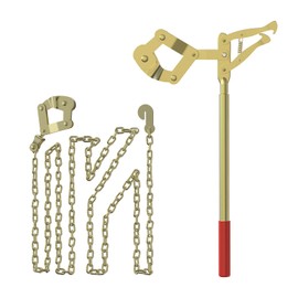 Single Wire Fence Stretcher Tool – Heavy-Duty 19.7ft Chain Link Woven Wire Tensioning Tool for Farm, Ranch, and Fence Installation, Barbed Wire Tensioner and Repair Tool, Capacity 2200 lbs